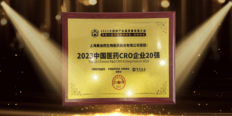 连续4年蝉联！w66国际·利来再登“2023中国医药CRO企业20强”榜