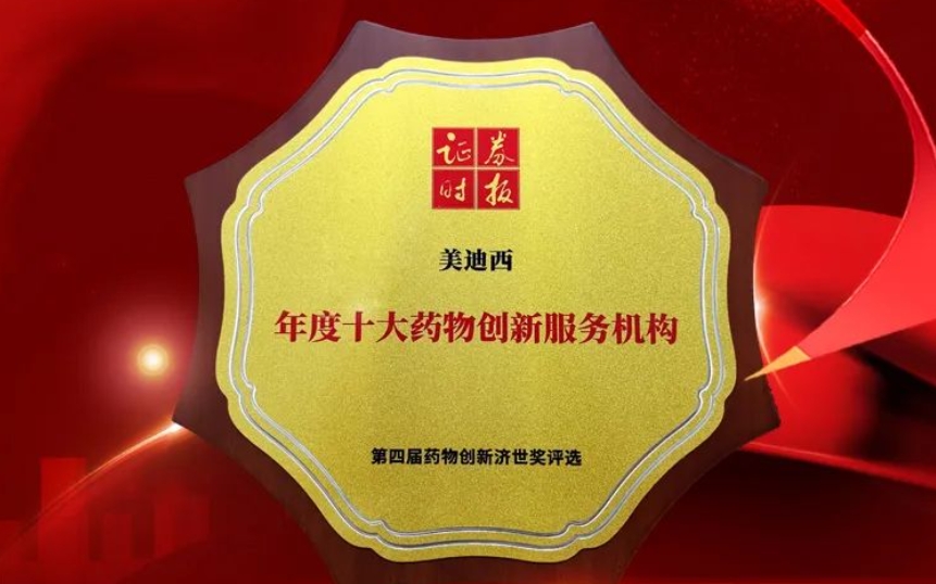 喜报 | 连续三年！w66国际·利来荣获第四届药物创新济世奖“年度十大药物创新服务机构”